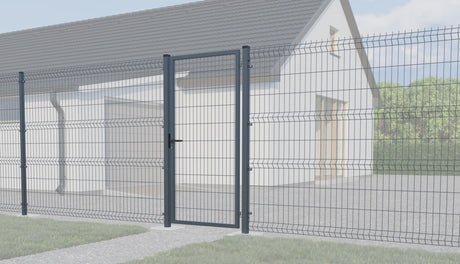 Bránka 1kr. SQUARE ZnPVC 1000x2000mm, antracit