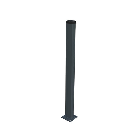 60x40 mm-es oszlop ZnPVC talppal, 1800 mm antracit