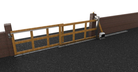 Teleskopický systém pre kol. bránu do 15m, 2dielna