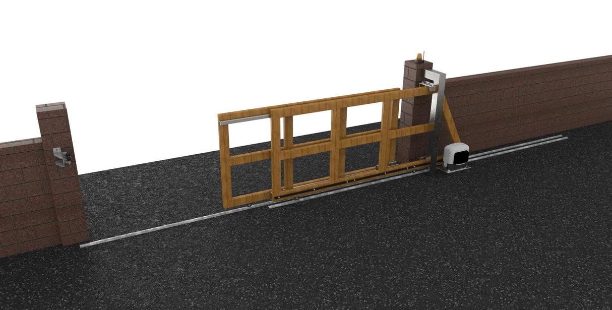 Teleskopický systém pre kol. bránu do 15m, 2dielna