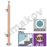 Stĺpik BUK, vrchné kotvenie - ľavý - na schody AIS