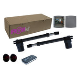 Rollkit pohon pre dvojkrídlovú bránu, sada s fotobunkami