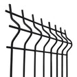 Hegesztett kerítéspanel 3D ZnPVC 2500x1730x4mm fekete