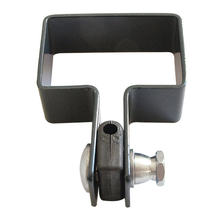 Objímka koncová na stĺpik ZnPVC 60x40mm antracit