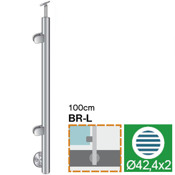 Stĺpik - bočné kotvenie - ľavý