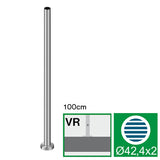 Stĺpik antikor, VK-rovné AISI304, D42,4/H1000mm