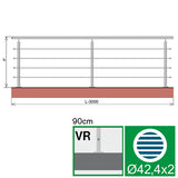 Nerezové zábradlie, AISI304, 3000x900mm
