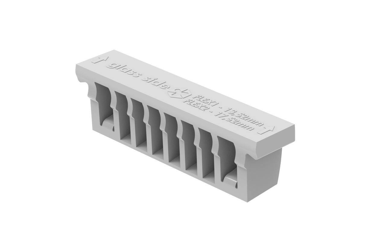 Nastaviteľný set pre kotvenie skla - excenter