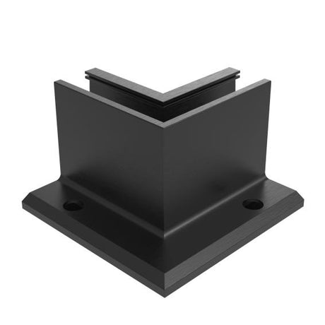 Celosklenené zábradlie-roh. profil-vrchné kotvenie