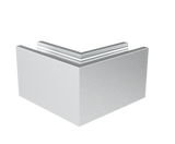 Celosklenené zábradlie-roh. profil-vrchné kotvenie