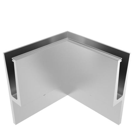 Celosklenené zábradlie-profil-bočné kotvenie