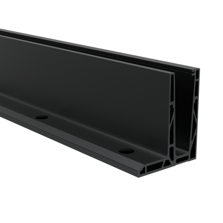 Celosklenené zábradlie-profil dutý-vrchné kotvenie