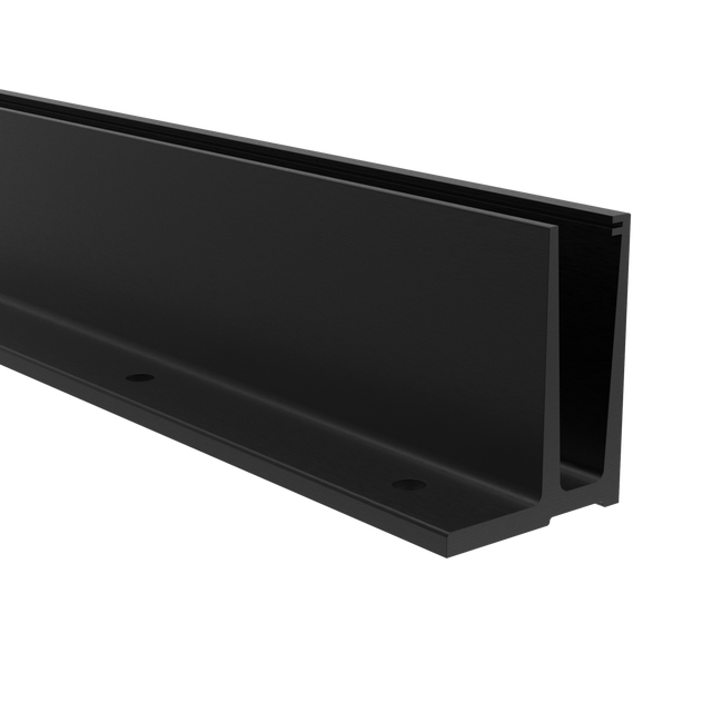 Celosklenené zábradlie-profil-vrchné kotvenie