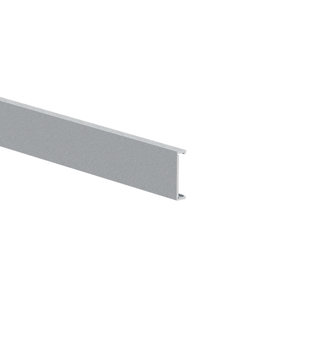 Hliníková fasádna lišta, 25 x 6 – 6,0 m – Natural