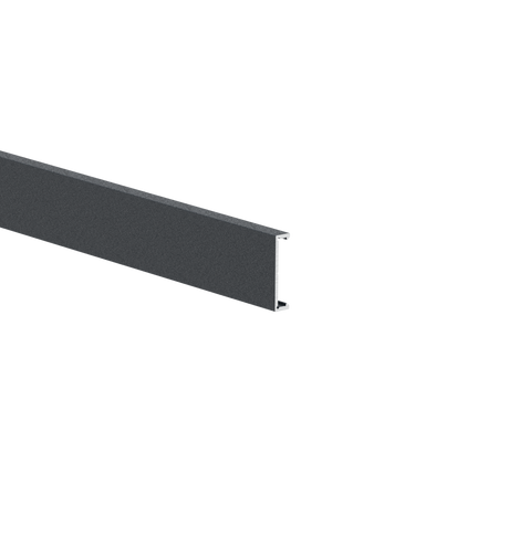 Hliníková fasádna lišta, 25 x 6 – 6,0 m – Antracit RAL 7016