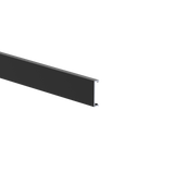 Hliníková fasádna lišta, 25 x 6 – 6,0 m – Čierna RAL 9005