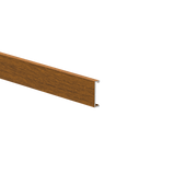 Hliníková fasádna lišta, 25 x 6 – 6,0 m – drevo dekor ZLATÝ DUB - W03