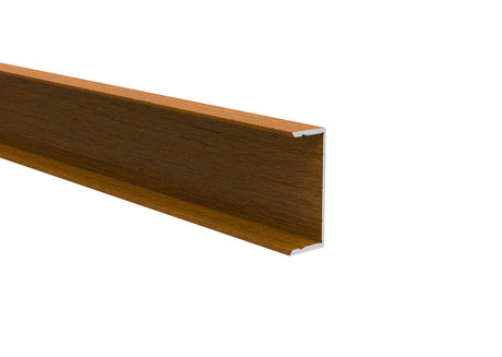 Hliníkový plotový adaptér pre výplne 40 mm a pre fasádny systém, 45 x 20 – 6,0 m – drevo dekor ZLATÝ DUB - W03