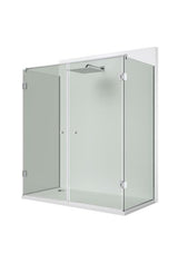 Záves pre sklenené dvere sklo/sklo +/- 90stup. AIS