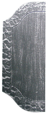 Štitok bránový zdobený bez otvorov 265x105, t3mm