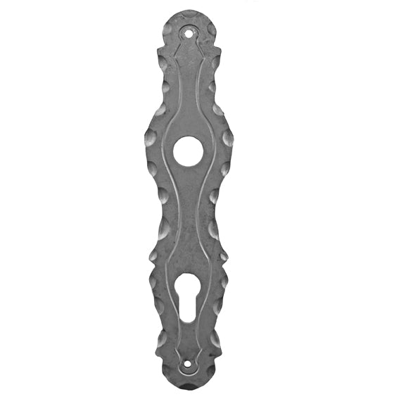 Štítok bránový zdobený 260x60, t3, C90, D20mm