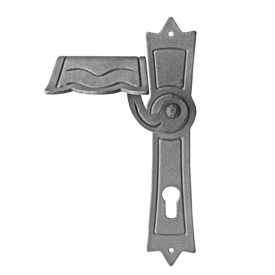 Kľúčka so štítkom ľavá bez PÚ h260mm