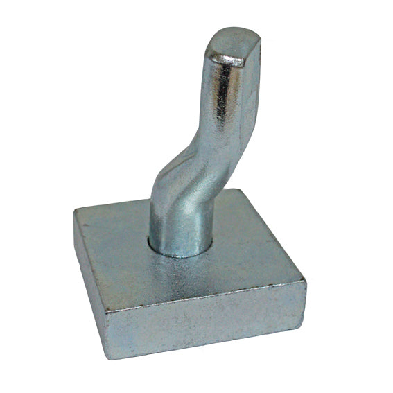 Záves spodný bez príruby - komplet Zn, D24