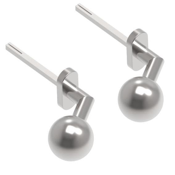 Guľa otočná - pár AISI 304, K320