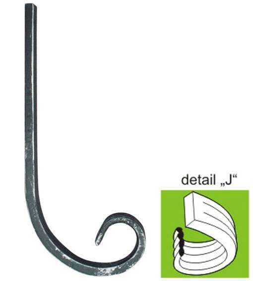 Element tvaru-polcečko 70x130, 12x12mm