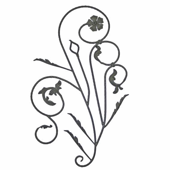Ornamenty párové: ľavý, pravý