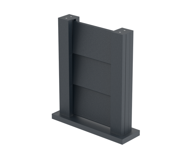 Plotová vzorka 0,3x0,4m samostatne stojaca pre žalúziové lamely FG/L8x120