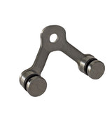 Zasklenie pevne - spider 02 AISI304, 2xD30mm/90°/T