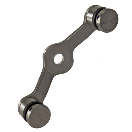 Zasklenie pevné - spider 02 AISI304, 2xD30mm/180°/