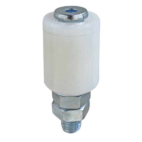 Koliesko-nylonové Zn, D30mm, white