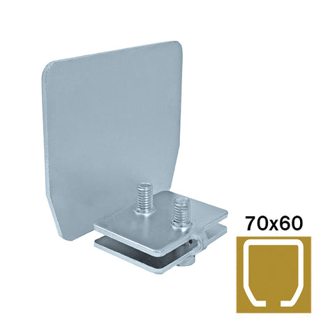 Krytka profilu Zn, profile 70x60mm