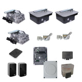 Nice podzemný pohon pre dvojkrídlovú bránu, sada s fotobunkami