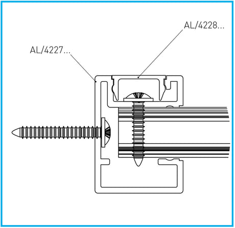 Hliníková plotová výplň 17x107-6000mm