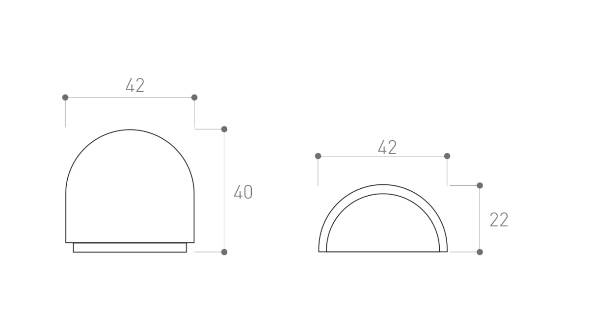 Doraz dverí, samolepiaci, transparent