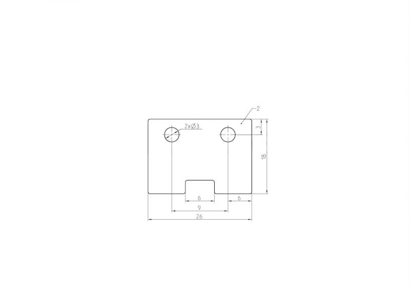 Spojovací materiál k hliníkovej priečke / lamele