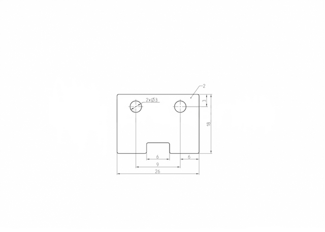 Spojovací materiál k hliníkovej priečke / lamele