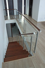 Stĺpik, vrchné kotvenie - pravý AISI304, D42,4x2/2