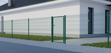 Bránka 1kr. ROUND ZnPVC 1000x1500mm, D75mm, zelená