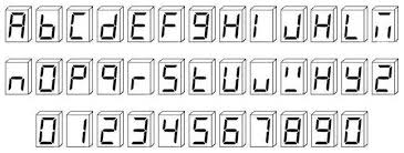 Číslo domu nerez "7 SEGMENT" 190x110x1 Universal