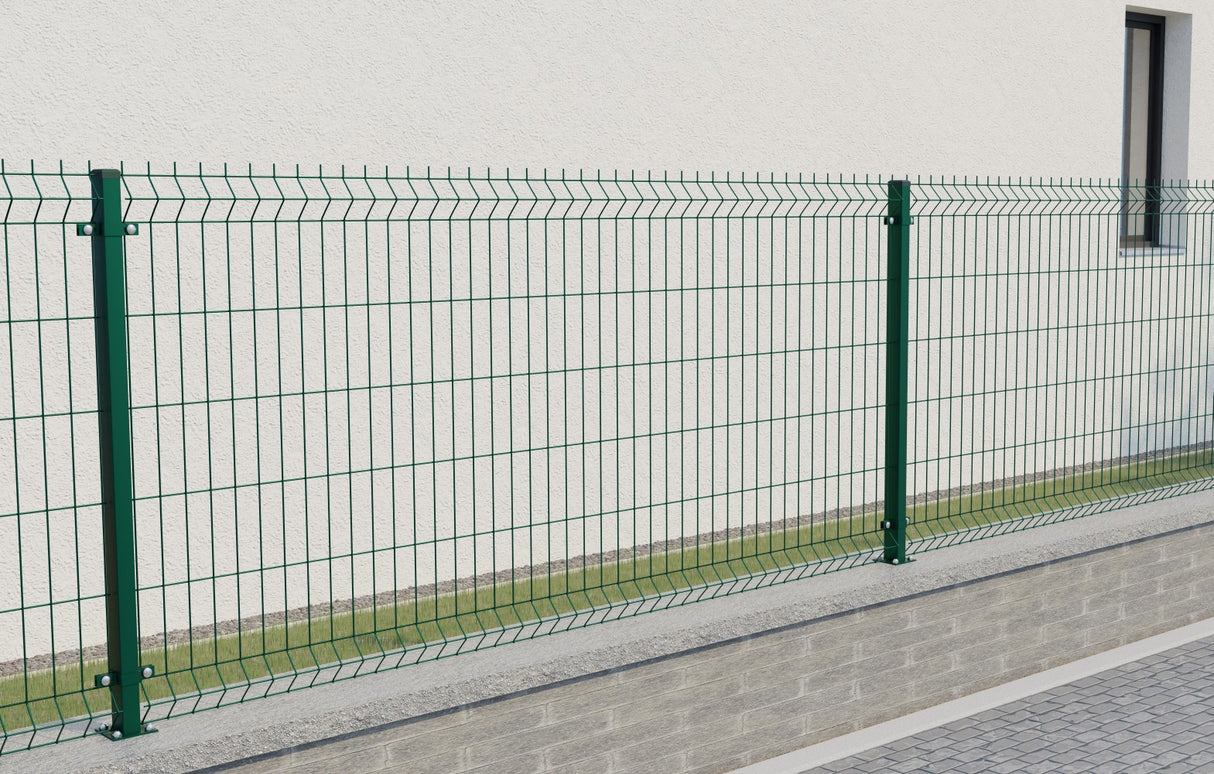 Stĺpik 60x40mm s pätkou ZnPVC 1600mm zelená