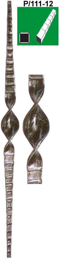 Tyč kovaná P/111, h900mm