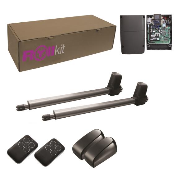 ROLLKIT pohon pre dvojkrídlovú bránu, sada s fotobunkami