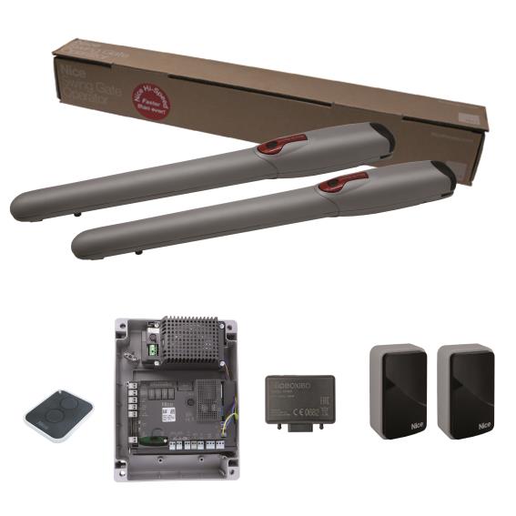 Nice pohon pre dvojkrídlovú bránu, sada s fotobunkami