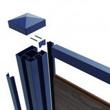 WPC plotová doska BIANKA 166x20x1830mm, sivá