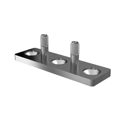 Posuv - vodítko spodné pre drevené dvere AISI304