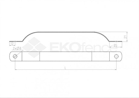 Opasok stĺpika ZnPVC D48mm zelená